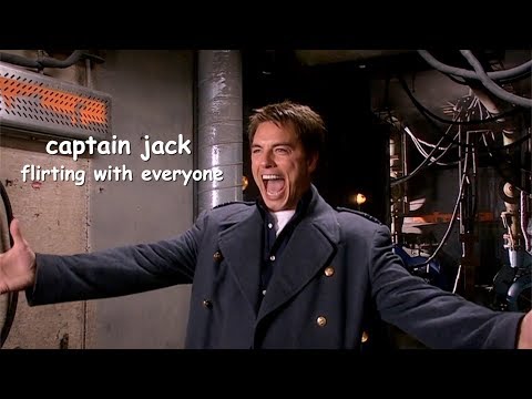 captain jack flirting with everyone for 8 minutes straight