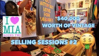 ROUND TWO SELLING SESSIONS #2: $40,000 WORTH OF RAP SHIRTS!!!