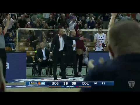 Chase Audige beats the first half buzzer (Bosna BH Telecom - Cedevita Olimpija, 25.10.2025)