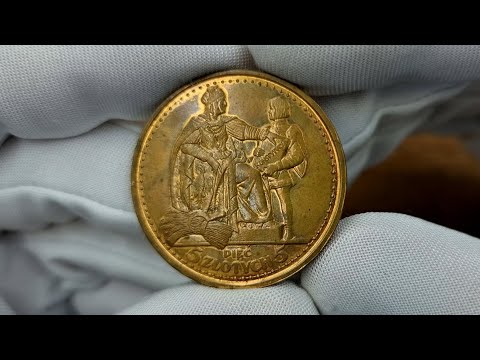 PRÓBA. TOMBAK Konstytucja 5 złotych 1925 - NAJRZADSZA | Aukcja 32 Niemczyk