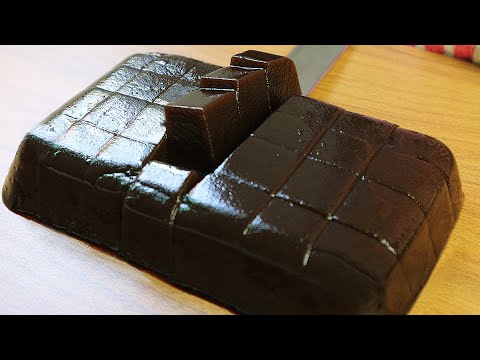 Homemade Grass Jelly Dessert