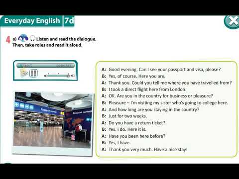Excel 8 Module 7 Passport control p 82