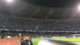 Napoli Real Madrid a fine partita (Stadio San Paolo)