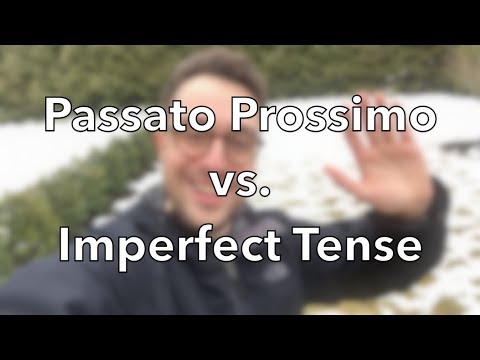 The Italian Passato Prossimo VS. Imperfetto