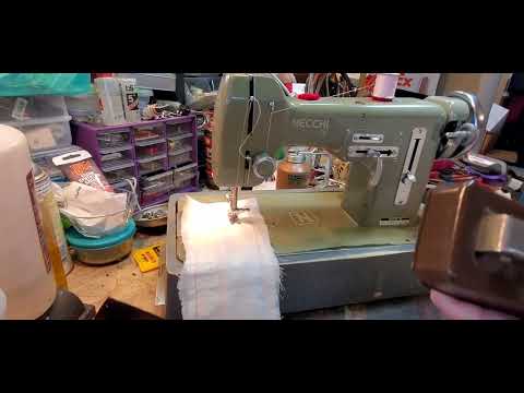 Necchi Mira BU sewing machine demonstration
