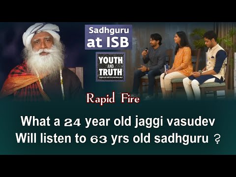 Sadhguru at ISB - Rapid Fire Questions