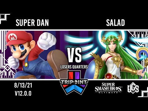 Tripoint Smash 109 - Losers Quarters - Super Dan(Mario) Vs. Salad(Palutena)