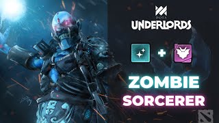 Dota Underlords EP.76 -  Fallen Mage Build - Zombie Sorcerer