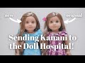 Sending Kanani Akina to the American Girl Doll Hospital! Comparison and Hospital Notes!