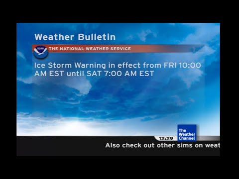 Intellistar 1 SD with Ice Storm Warning - Clearfield, PA (12/25/2025)