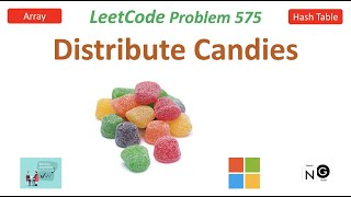 YouTube video 'Distribute Candies | LeetCode 575 | Hash Table'