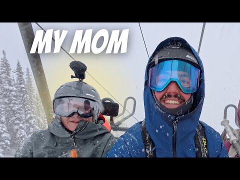 Deepest Ski Day of Her Life… Mom vs Whistler Powder Day