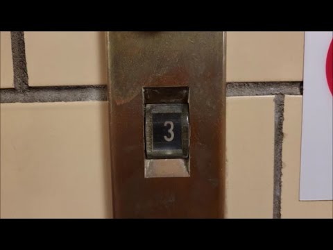 1961 Otis Black Button Elevators - Frank Morrison Hall - Cornell University - Ithaca, NY