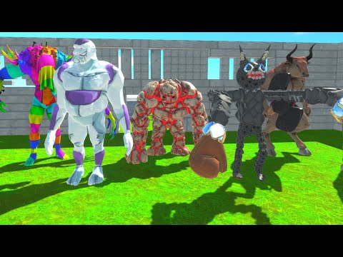 Infernals + Freeza Defy Fantasy + Cartoon Cat - Animal Revolt Battle Simulator