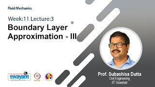 Lec 33:  Boundary Layer Approximation III