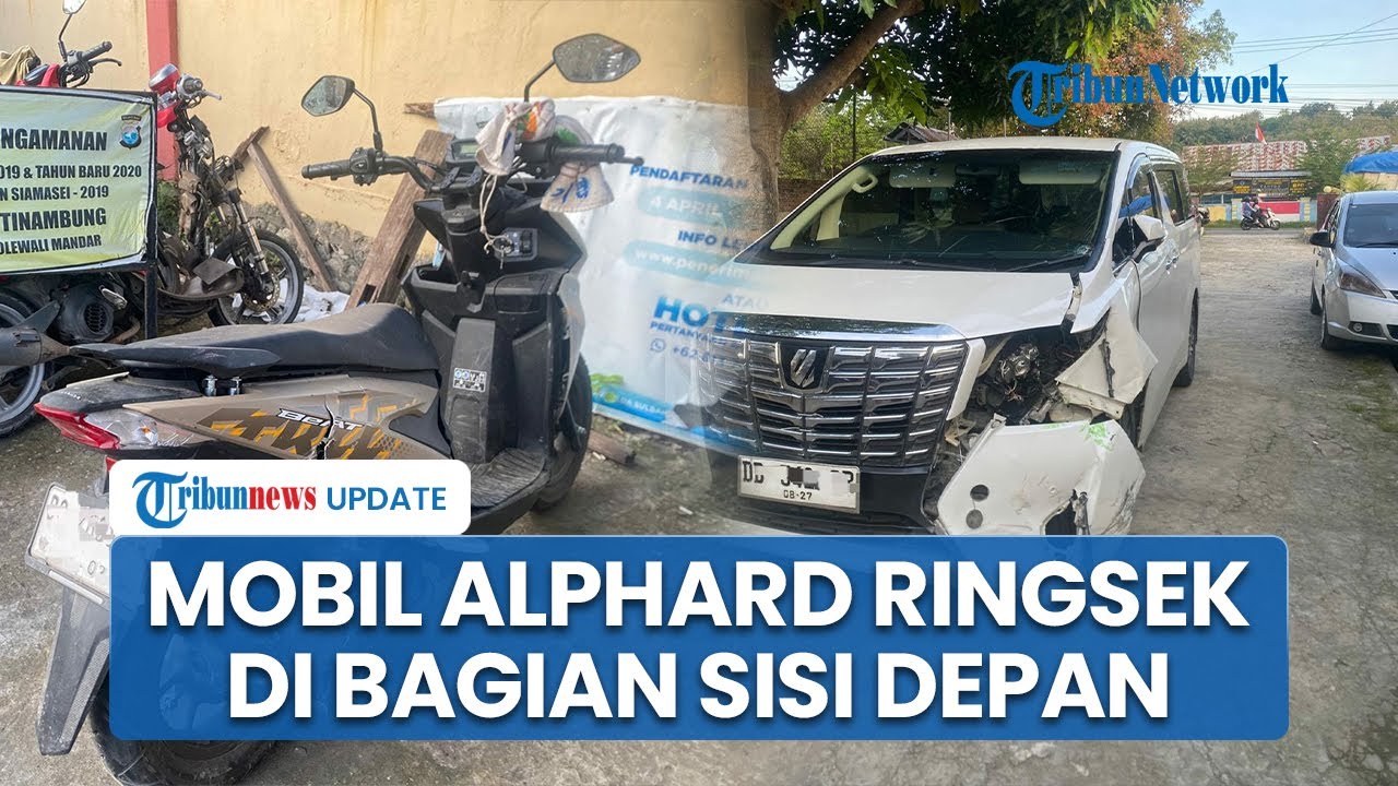 Penampakan Mobil Dinas Wabup Mamuju yang Tabrak Pemotor hingga Tewas, Ringsek di Bagian Depan