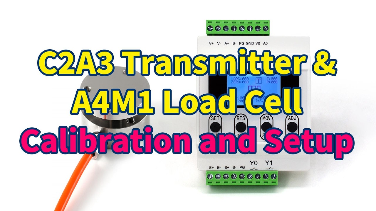 ST Indicator +A4M1 Load Cell Calibration and Setup Tutorial 