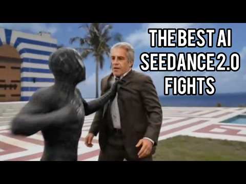 The Best AI Fights (Seedance 2.0 Compilation) Spider-Man, Epstein, Mr Bean, Neo, Cardi B and more