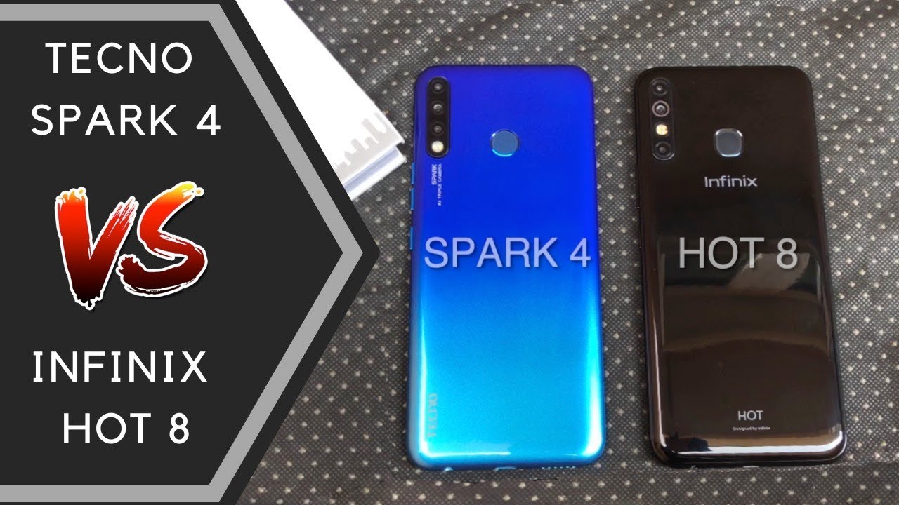 TECNO Spark 4 Vs Infinix Hot 8, Which Should You Buy? - Speed Test and Camera Comparison