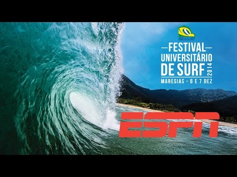 Cobertura ESPN - Festival Brasileiro Universitário de Surf 2014