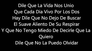 Enrique Iglesias - Dile que (paroles).wmv