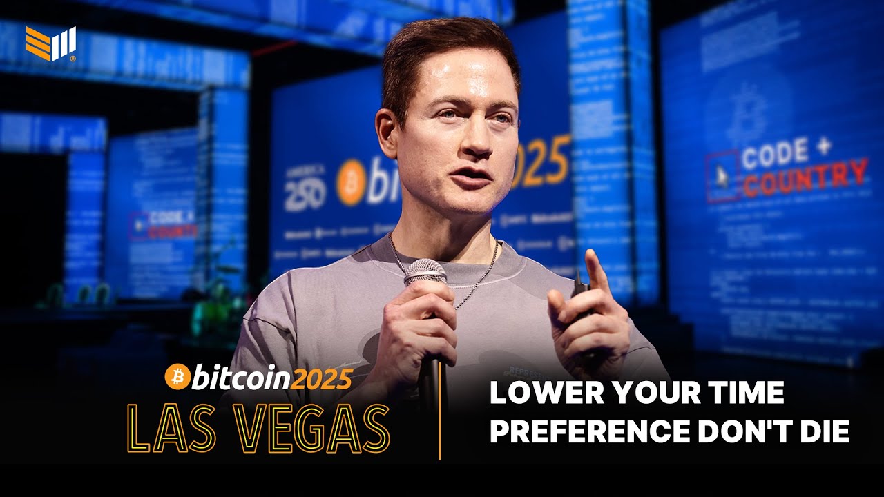 Bryan Johnson Bitcoin 2025 Speech: Lower Your Time Preference - Don't Die