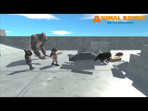 Mutant Primates Faction Defends Coward Cole from every other Faction |Animal Revolt Battle Simulator