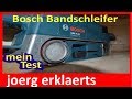 Шлифовальная машина BOSCH BS 75 AE ленточная 0.601.274.708 - видео