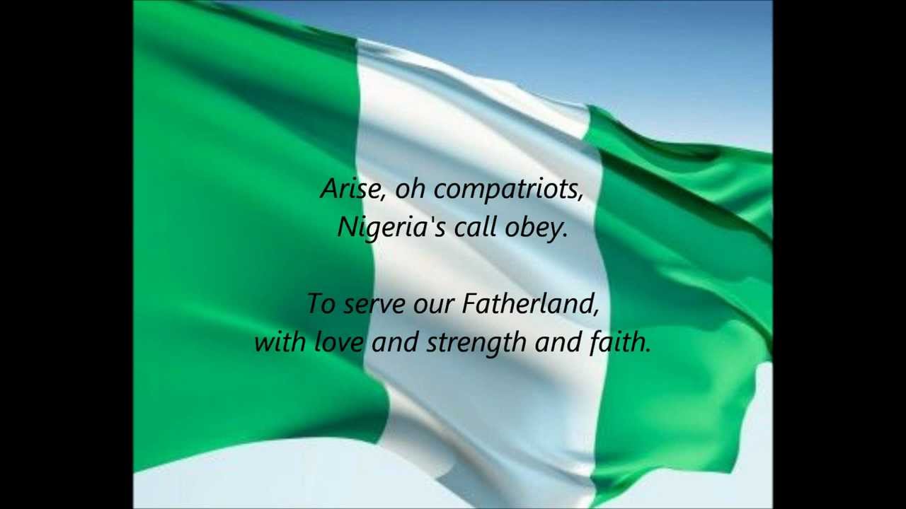 Nigeria National Anthem Lyrics Download Free Lyrics Pdf Ringtone Here Mysonglyrics