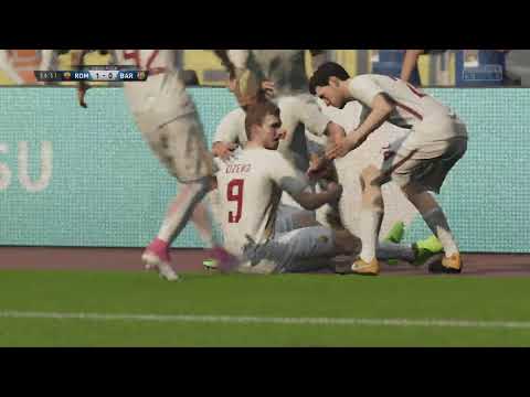 FIFA 18 ROAD TO CO-OP CHAMPIONS PART 13 - BARCELONA VS ROMA - FIFA 18 Co-Op Seasons Gameplay