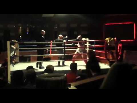 First Muay Thai fight Round 2 Belfast