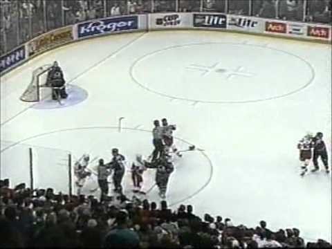 Kocur smokes Eric Messier May 22, 1997