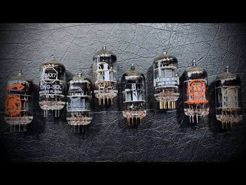 Preamp Tube Comparison (JJ, Tung-Sol, Telefunken, TAD, Genalex, Groove Tubes, Mullard)(13 Tubes)