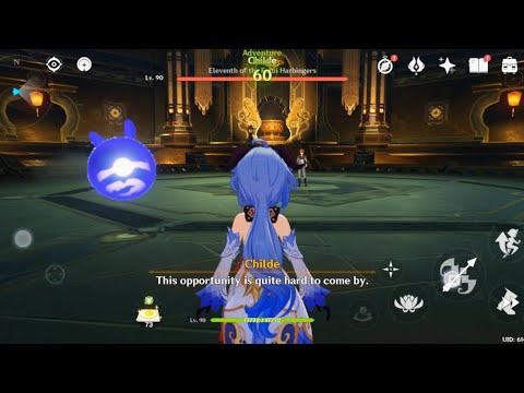 Rerun! Solo C0 Ganyu VS Childe