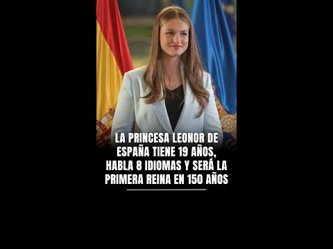 Princess Leonor of Spain is 19 years old, speaks 8 languages, and will be the first queen in 150 ...