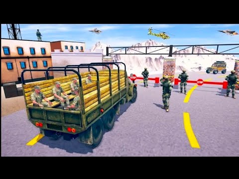 US Offroad Military Truck: Army Transport Driver - Android GamePlay