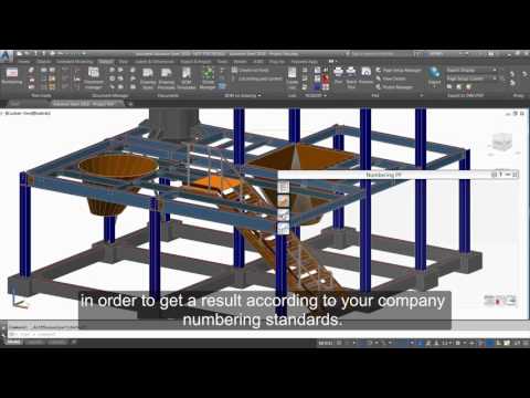 Getting Started with Advance Steel: Part 21 - Running the numbering