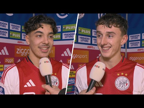 Bounida & Baas hebben GOEDE KLIK: "Moeten we VAKER doen!" 😂 | Ajax 2-0 Volendam | #ajavol