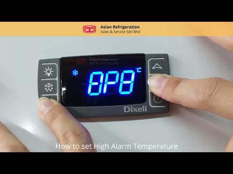 How to use Dixell XR 30CX  Controller. Set Temperature. Set High Low Alarm.