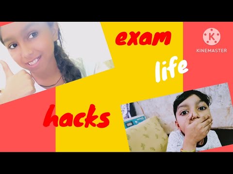 Exam life hacks\tricks Savita KSDGT girisha and drishti tonk All the best for your exams 🥰