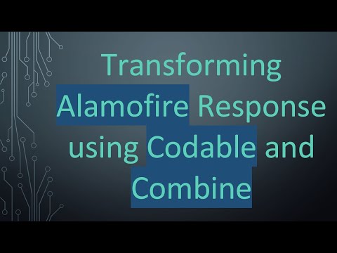 Transforming Alamofire Response using Codable and Combine