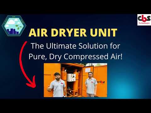 Regenerative air dryer, drying capacity: >100cfm, automation...