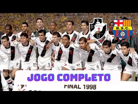 Barcelona 1 x 2 Vasco - Vasco campeão da Libertadores 1998 - Jogo completo