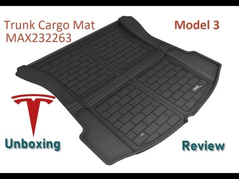 BEST TRUNK MAT FOR TESLA MODEL 3! Unboxing & Review