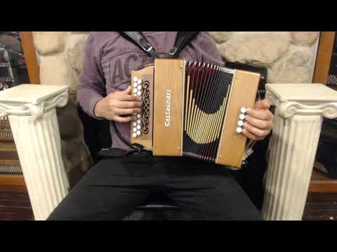 CASTSTUBCCW - Cherry Castagnari Studio Diatonic Button Accordion BC MM 21 8 $2399