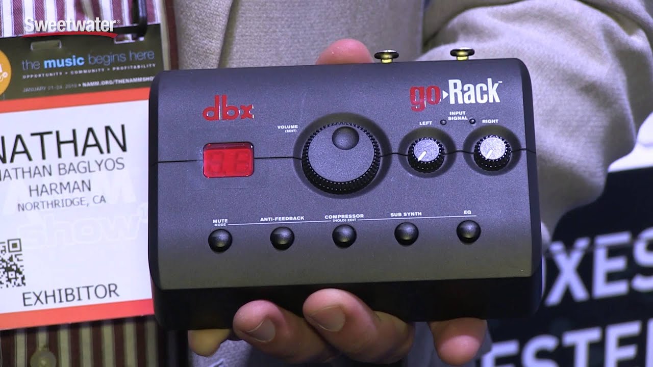 Winter NAMM 2016: dbx goRack Speaker Processor