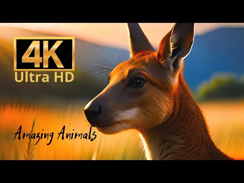 Kangaroo and koalas #12 | Amazing Animals 4K | Beautiful music