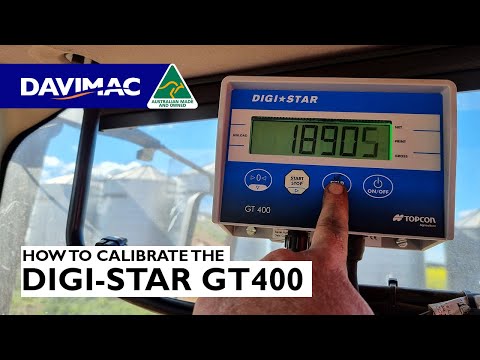 How to Calibrate the Digi-Star GT400 | Davimac Chaser Bin Owners Guide