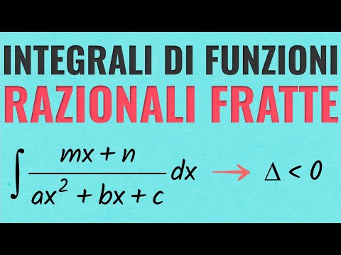 Integrazione di Funzioni Razionali Fratte con Delta Negativo