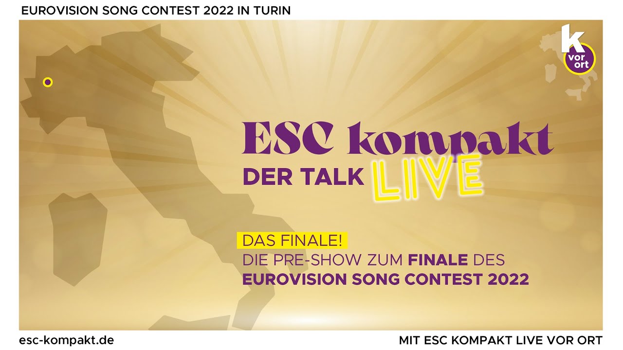 Das Finale des Eurovision Song Contest 2022: ESC kompakt LIVE - Die Pre-Show